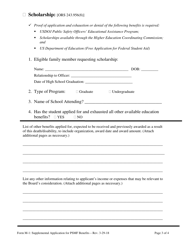 Form M-1 Supplemental Application for Benefits - Oregon, Page 3