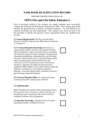 NFPA Fire and Life Safety Educator I Task Book - Oregon, Page 3