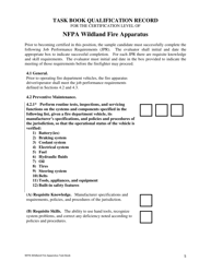NFPA Wildland Fire Apparatus Task Book - Oregon, Page 5
