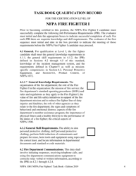 NFPA Fire Fighter I Task Book - Oregon, Page 4