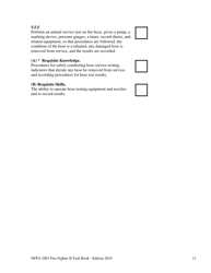 NFPA Fire Fighter II Task Book - Oregon, Page 11