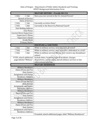 Dpsst Background Information Form - Oregon, Page 3