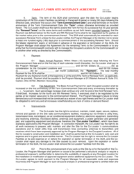 Exhibit F-7 Form Site Occupancy Agreement - Pennsylvania, Page 2
