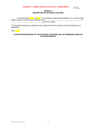 Exhibit F-7 Form Site Occupancy Agreement - Pennsylvania, Page 8