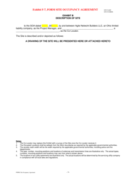 Exhibit F-7 Form Site Occupancy Agreement - Pennsylvania, Page 9