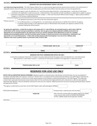 Application for Participation/Authorized Screeners Letter - Law Enforcement Support Office (Leso), Page 2