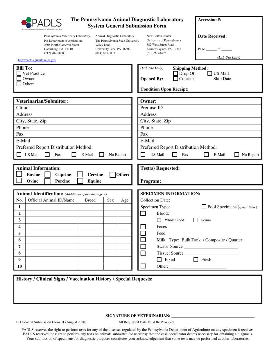 Form 01 Download Fillable PDF or Fill Online System General Submission ...