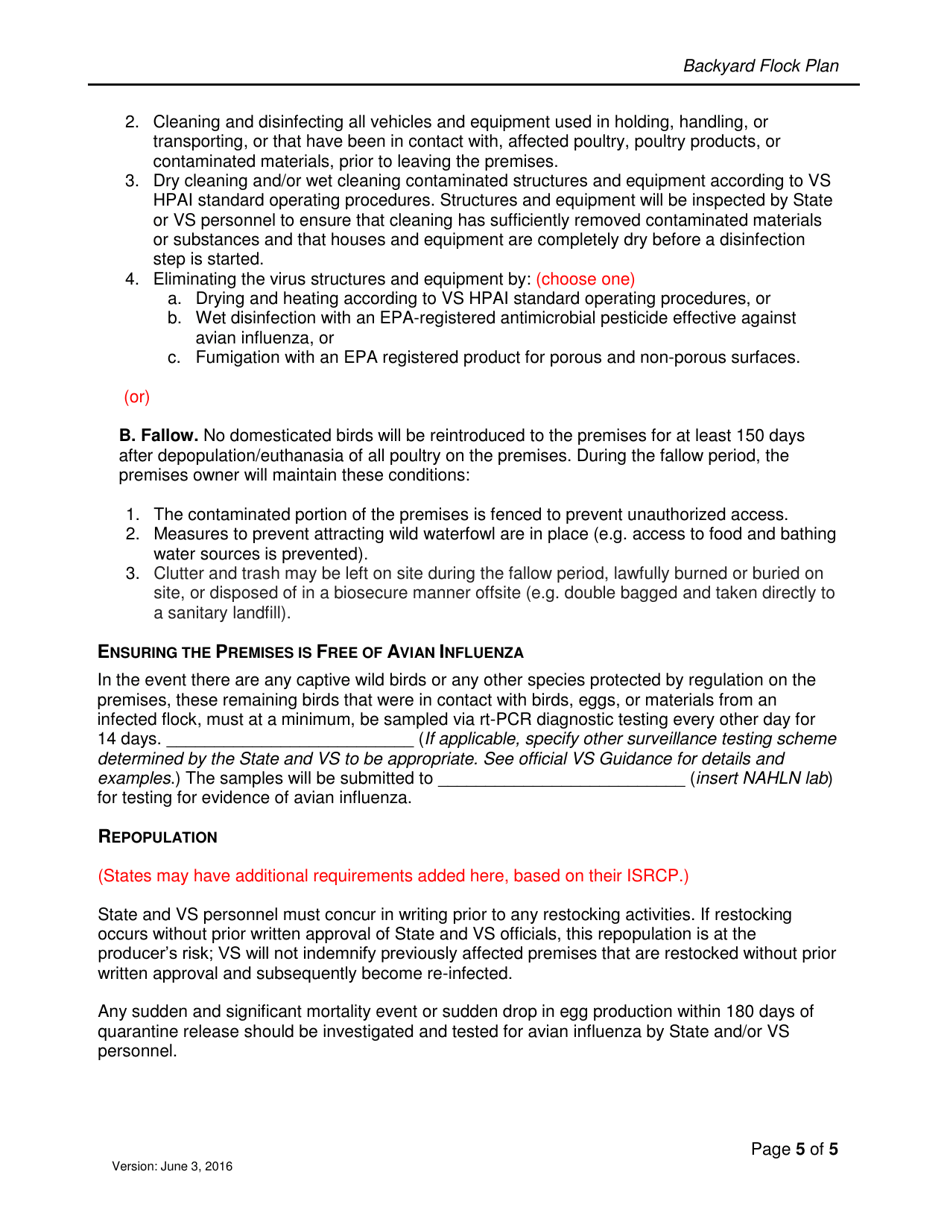 Backyard Flock Plan, Page 5