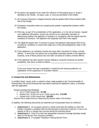 Application for Renewal of a Permanent Retail Consumer Fireworks Facility - Pennsylvania, Page 4