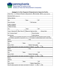 Application for New Permanent Retail Consumer Fireworks Facility - Pennsylvania
