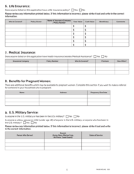 Form PA600 WD (AS) Application for Medical Assistance for Workers With Disabilities - Pennsylvania, Page 6