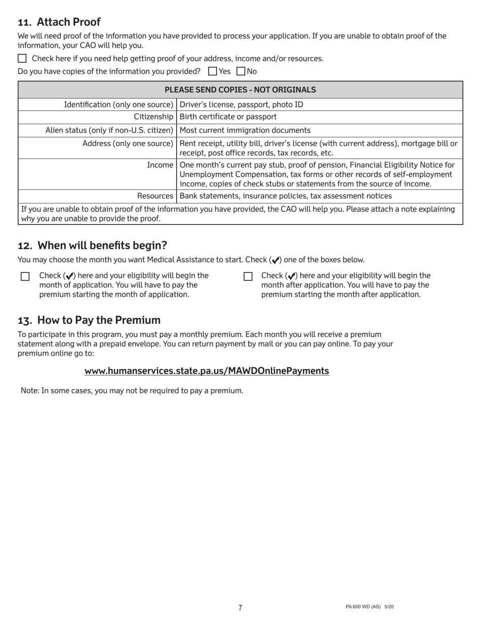 Form Pa600 Wd As Fill Out Sign Online And Download Printable Pdf Pennsylvania Templateroller 5012