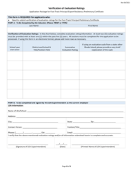 Fast Track Principal Expert Residency Preliminary Certificate Application - Rhode Island, Page 8