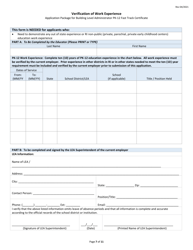 Building Level Administrator Pk-12 Fast-Track Certificate Application Form - Rhode Island, Page 7