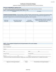 Building Level Administrator Pk-12 Fast-Track Certificate Application Form - Rhode Island, Page 8
