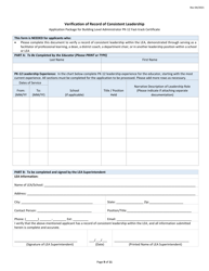 Building Level Administrator Pk-12 Fast-Track Certificate Application Form - Rhode Island, Page 9