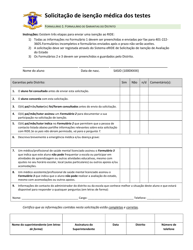 Form 1 &quot;District Assurances Form&quot; - Rhode Island (Portuguese)