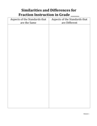Document preview: Module 1 - Similarities and Differences Handout - Rhode Island