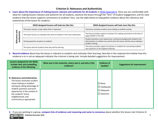 Ngss Lesson Screener - Rhode Island, Page 6