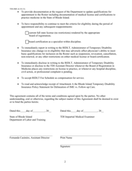 Form TDI-IME Impartial Medical Examiner&#039;s Agreement - Rhode Island, Page 2