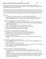 Form DWC-04 Employee&#039;s Certificate of Dependency Status - Rhode Island, Page 2