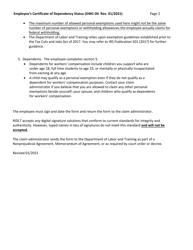Form DWC-04 Employee&#039;s Certificate of Dependency Status - Rhode Island, Page 3