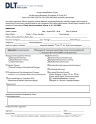 Document preview: Physician Referal Form - Arrigan Rehabilitation Center - Rhode Island