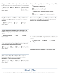 Patient Satisfaction Questionnaire - Rhode Island, Page 2