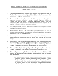 Form DWC-36 Coordination of Retirement Benefits - Rhode Island, Page 2