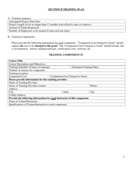 Incumbent Worker Training Program Application - Rhode Island, Page 3