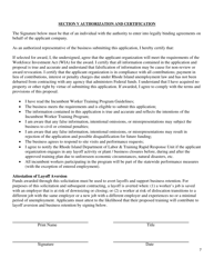Incumbent Worker Training Program Application - Rhode Island, Page 7