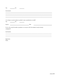 Attachment 5 Assisted Living Residence Questionnaire - Rhode Island, Page 5