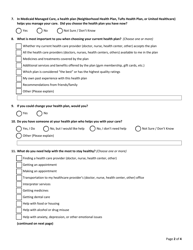 Rhode Island Medicaid Member Survey - Rhode Island, Page 2