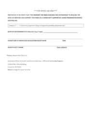 Attachment 4 Ssi Community Supportive Living Arrangements - Category F - Rhode Island, Page 2