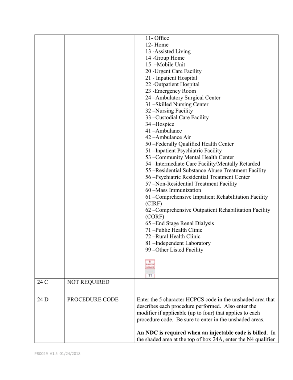 Instructions for Form CMS-1500 Health Insurance Claim Form - Rhode Island, Page 4