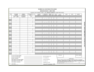 Document preview: Waiver/Rehab Claim Form - Rhode Island