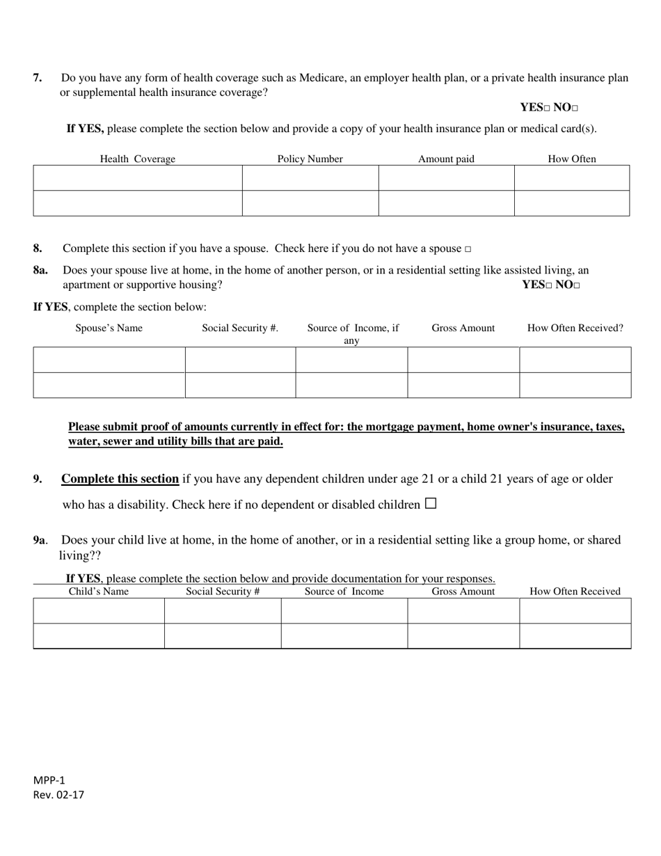 Form MPP-1 Medicare Premium Payment (Mpp) Form - Rhode Island, Page 4