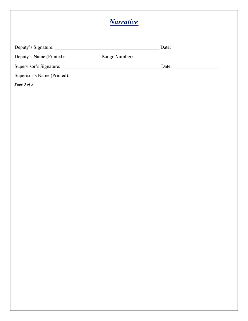 Response to Resistance / Non-compliance Report - Rhode Island, Page 3
