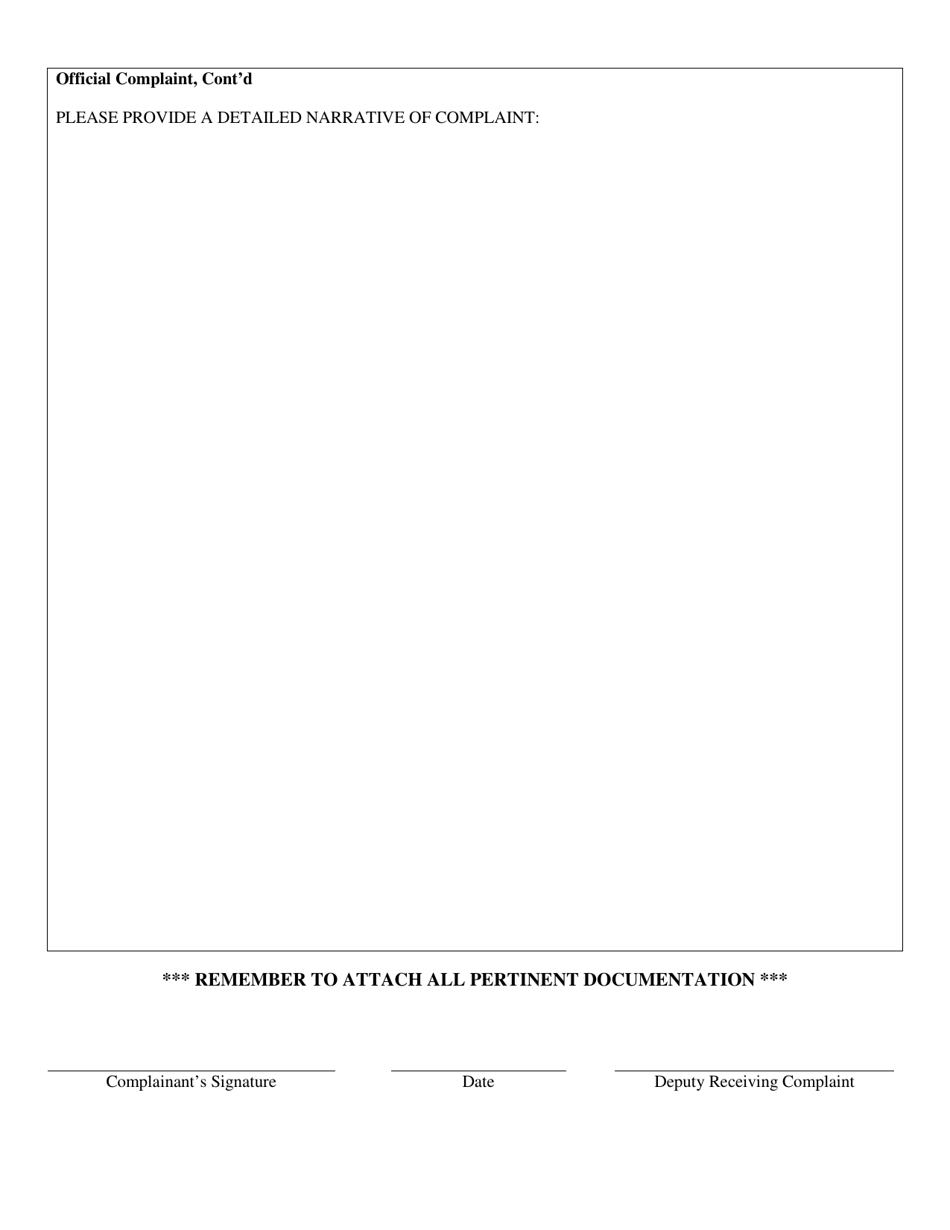 Appendix B Citizen Complaint Reporting Form - Rhode Island, Page 3