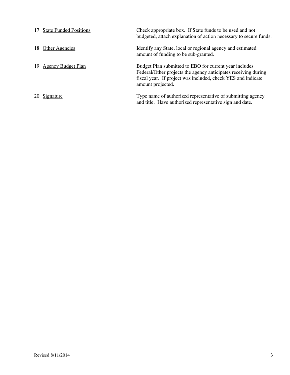 Instructions for Form GCR-6 Report of Research and Student Aid Grants - South Carolina, Page 3