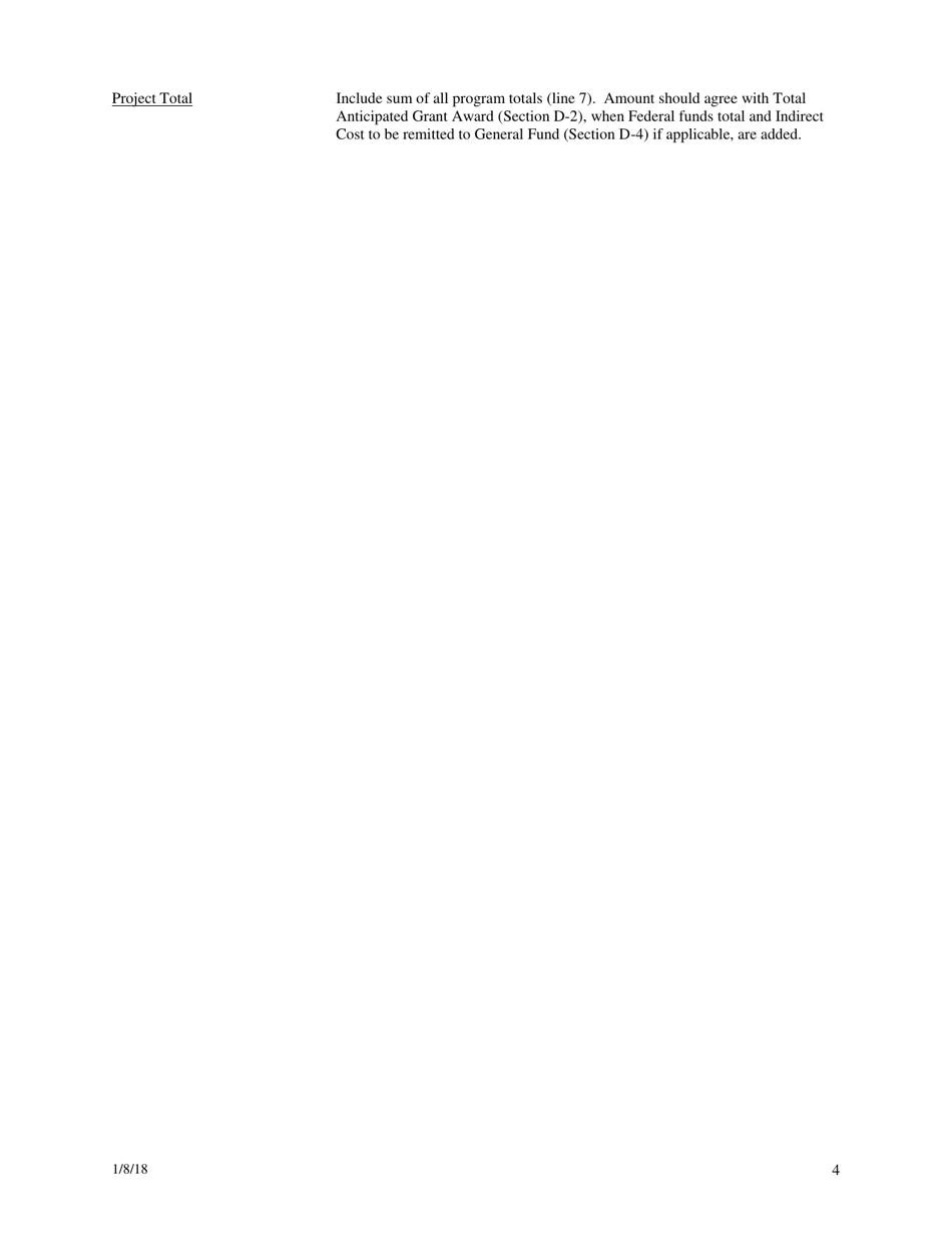 Instructions for Federal Project Review (Fpr) Form - South Carolina, Page 4