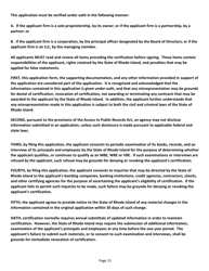 Mbe/Wbe/Vbe Certification Application - Rhode Island, Page 13