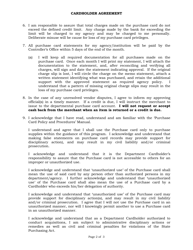 Form PC-2B Department Cardholder Agreement - Rhode Island, Page 2