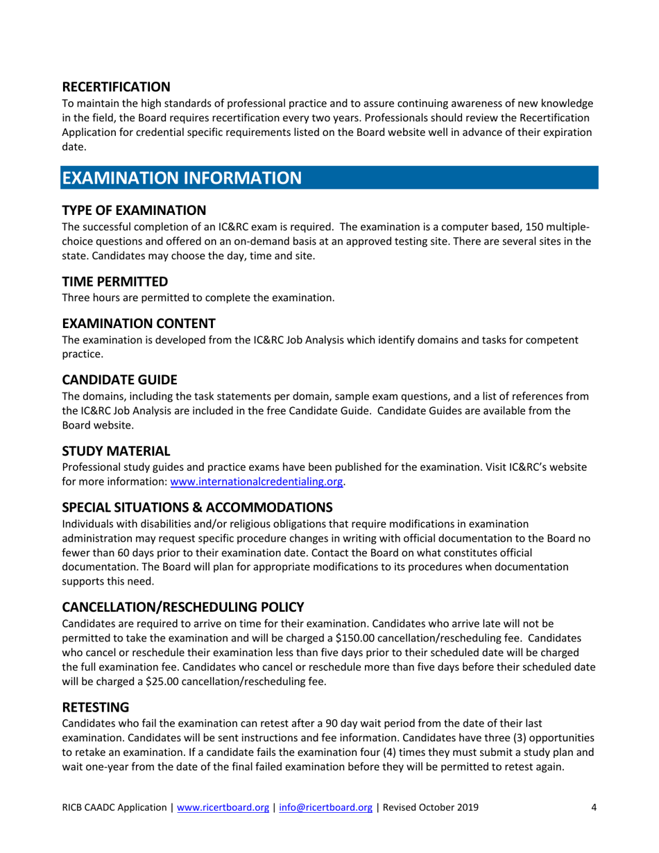 Caadc Application - Rhode Island, Page 4