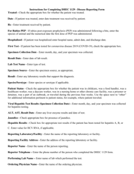 DHEC Form 1129 Control Disease Reporting Form - South Carolina, Page 4