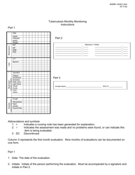 Form MSRM140301.04A Tuberculosis Monthly Monitoring - Oklahoma, Page 2