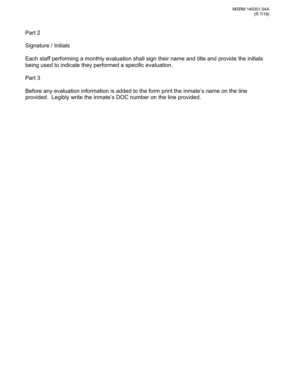 Form MSRM140301.04A Tuberculosis Monthly Monitoring - Oklahoma, Page 4