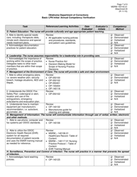 Form MSRM140143.01 Attachment B Basic Lpn Initial/Annual Competency Verification - Oklahoma, Page 7