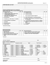 Form MSRM140145.01A Antepartum Record - Oklahoma, Page 2