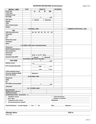 Form MSRM140145.01A Antepartum Record - Oklahoma, Page 4